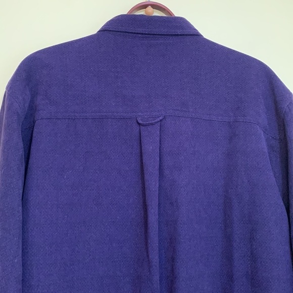 St. John's Bay | Vintage 90's Deep Purple Ultra Suede Button Down Shirt XL Tall - Picture 13 of 17